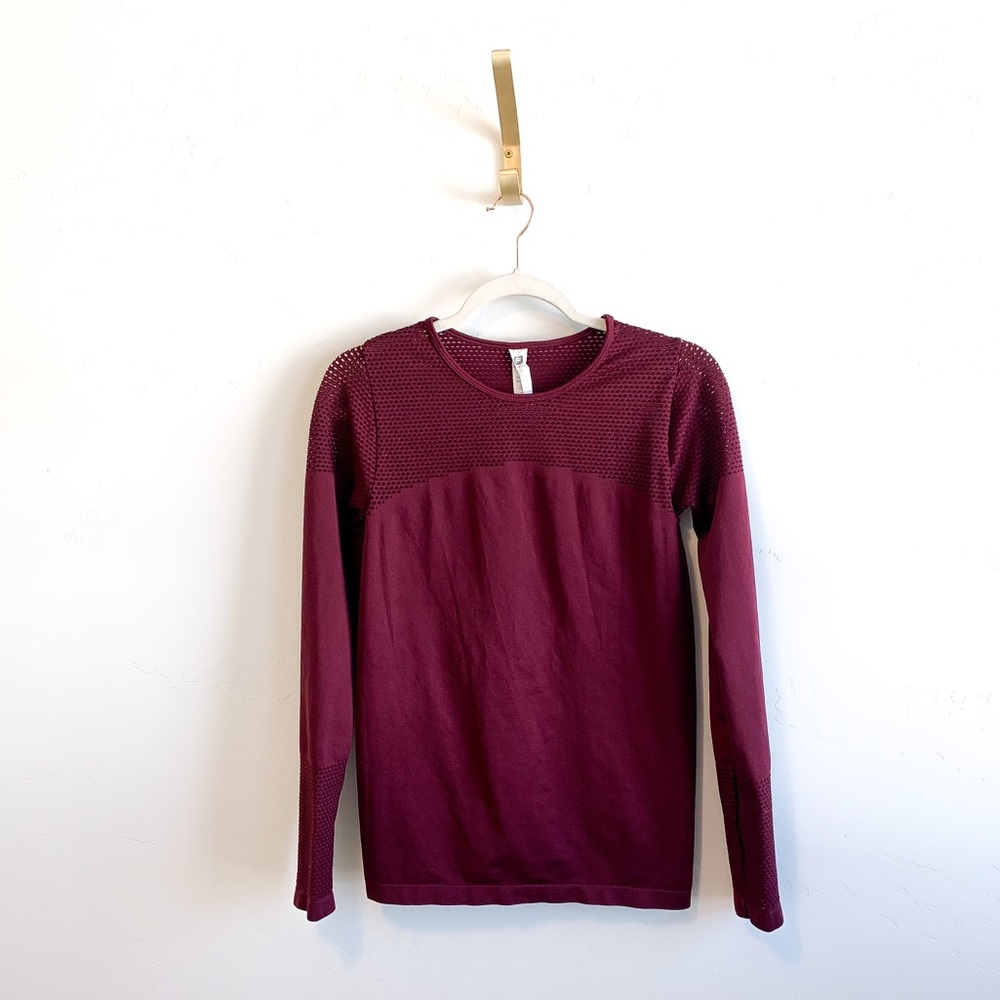 Fabletics Musetta Seamless Mesh Long Sleeve Shirt